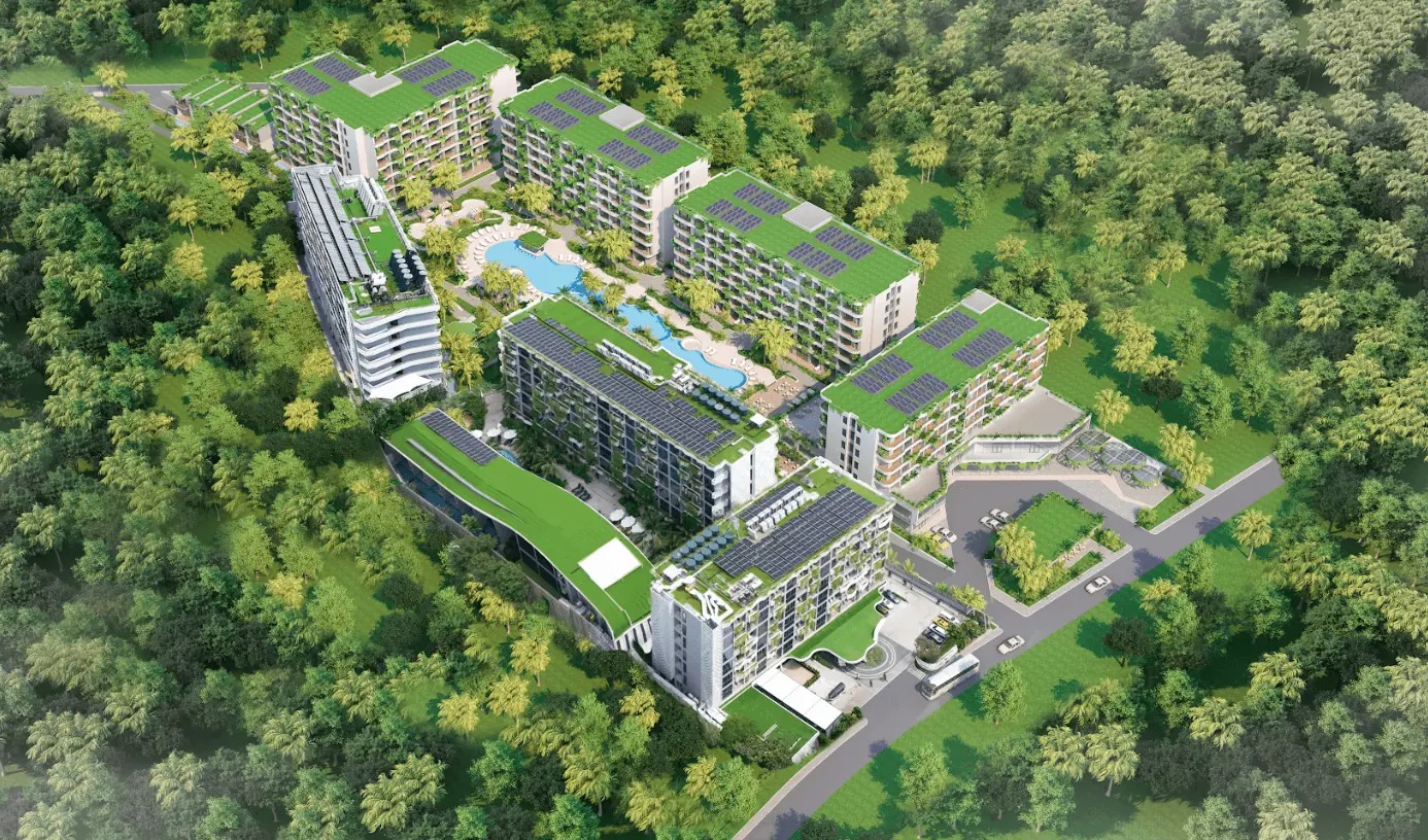 Студия 30 м², готовая — Bang Tao Green Residence 1