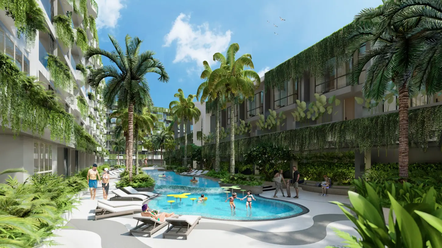 Студия 30 м², готовая — Bang Tao Green Residence 2
