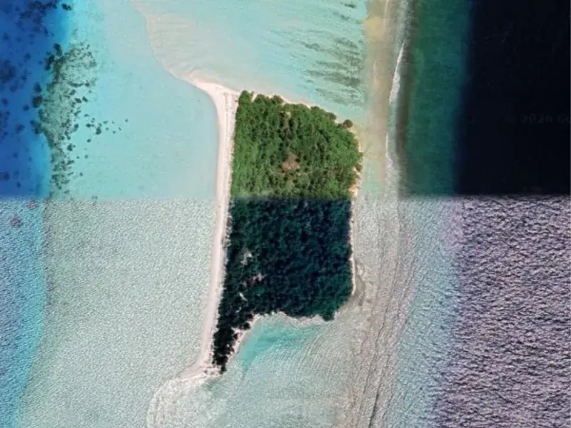 Maldives Islands & Lagoons · Лагуна 62 га, атолл Каафу 4